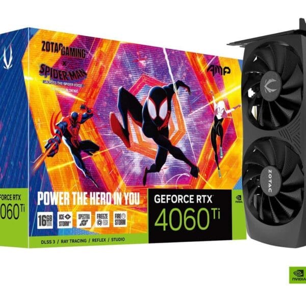 ZOTAC GAMING GEFORCE RTX 4060 Ti 16GB AMP SPIDER-MAN™ Graphics Card