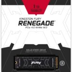 Kingston FURY Renegade 1TB PCIe Gen 4.0 NVMe M.2 Internal Gaming SSD