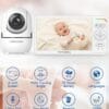HelloBaby Portable 6 inch IPS Screen Baby Monitor