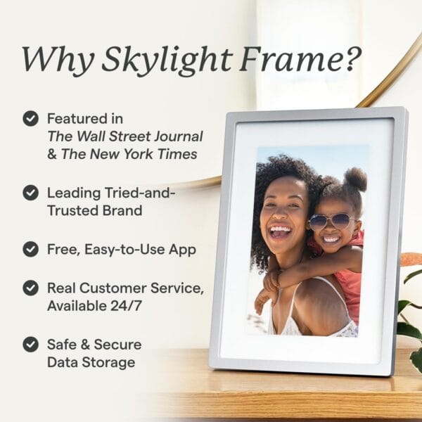 Skylight Frame – WiFi Digital Touch Screen Photo Frame