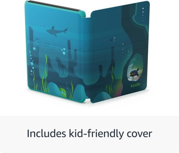 Amazon Kindle Kids 16GB (newest model) - includes ad-free books and cover
