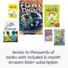 Amazon Kindle Kids 16GB (newest model) - includes ad-free books and cover