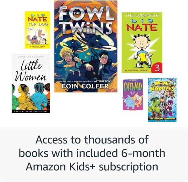 Amazon Kindle Kids 16GB (newest model) - includes ad-free books and cover
