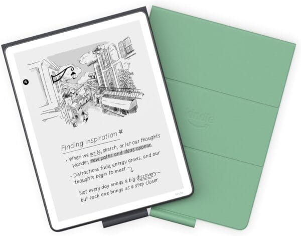 71uN0OEZ2IL._AC_SL1500_.jpg Amazon Kindle Scribe 2025 Folio Cover with Magnetic Attach - Plant-Based Leather