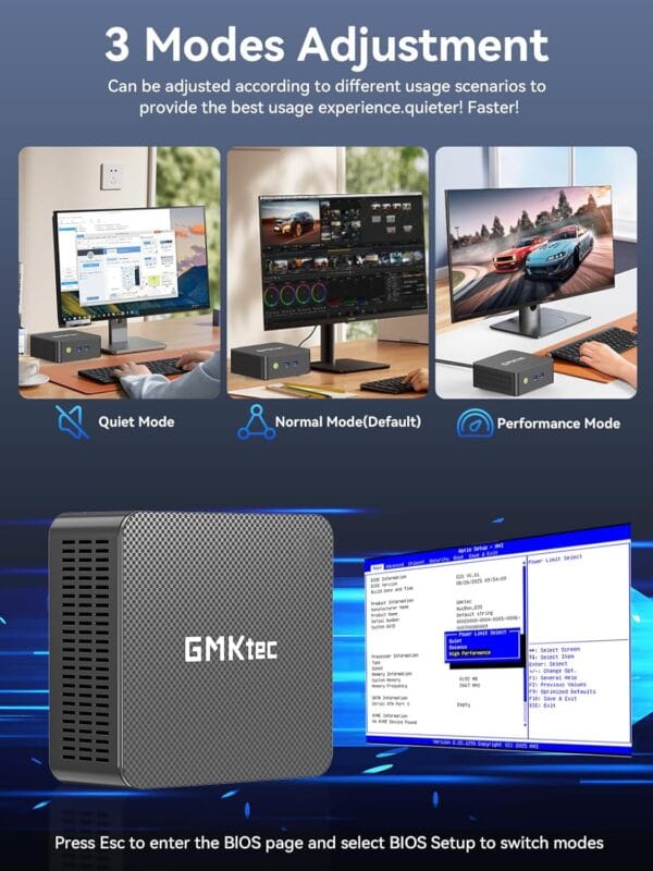 GMKtec Mini PC, G3 PRO Intel Core i3-10110U