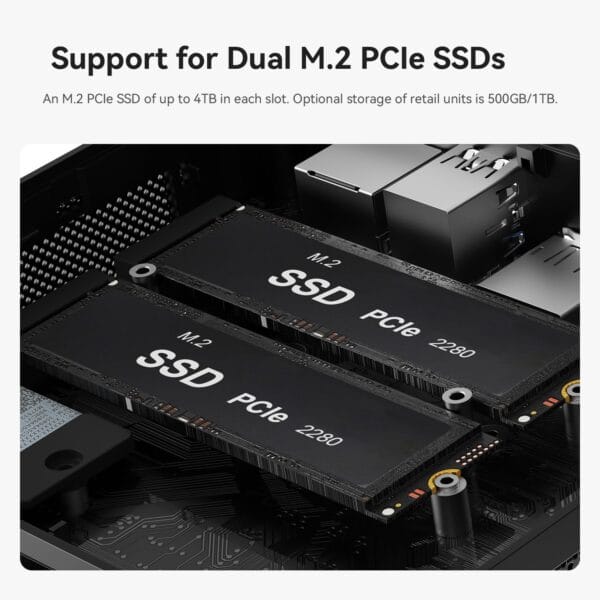 Beelink SER5 MAX Mini PC, AMD Ryzen 7 7735HS