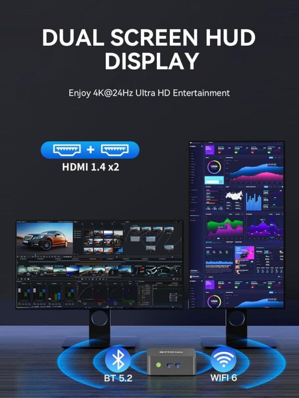 GMKtec Mini PC, G3 PRO Intel Core i3-10110U